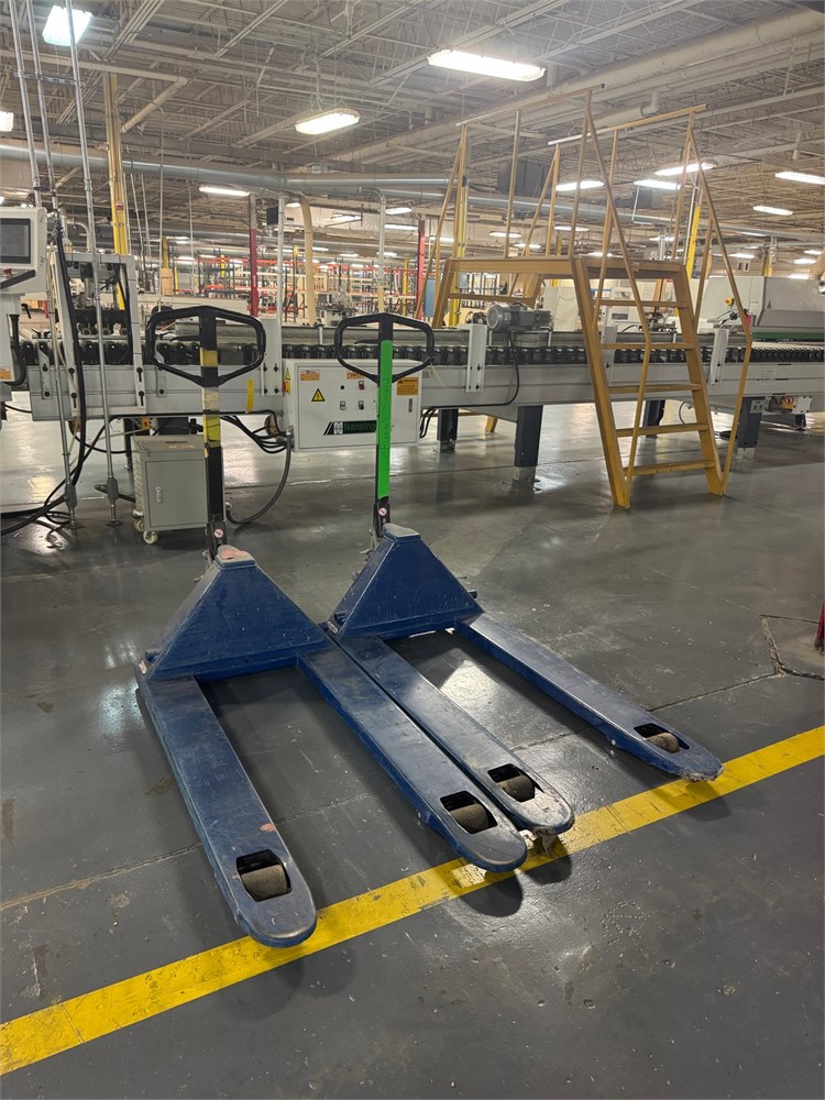 (2) Blue Pallet Jacks