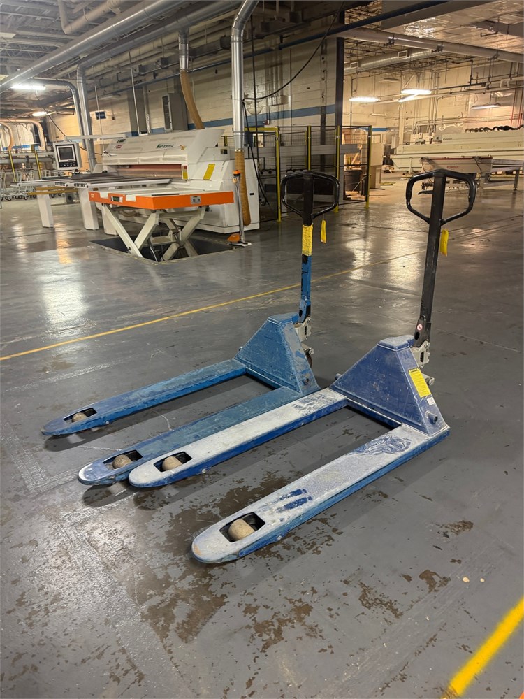 (2) Blue Pallet Jacks
