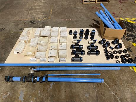 Prevost Aluminum Air line & Valves/Fittings - as pictured