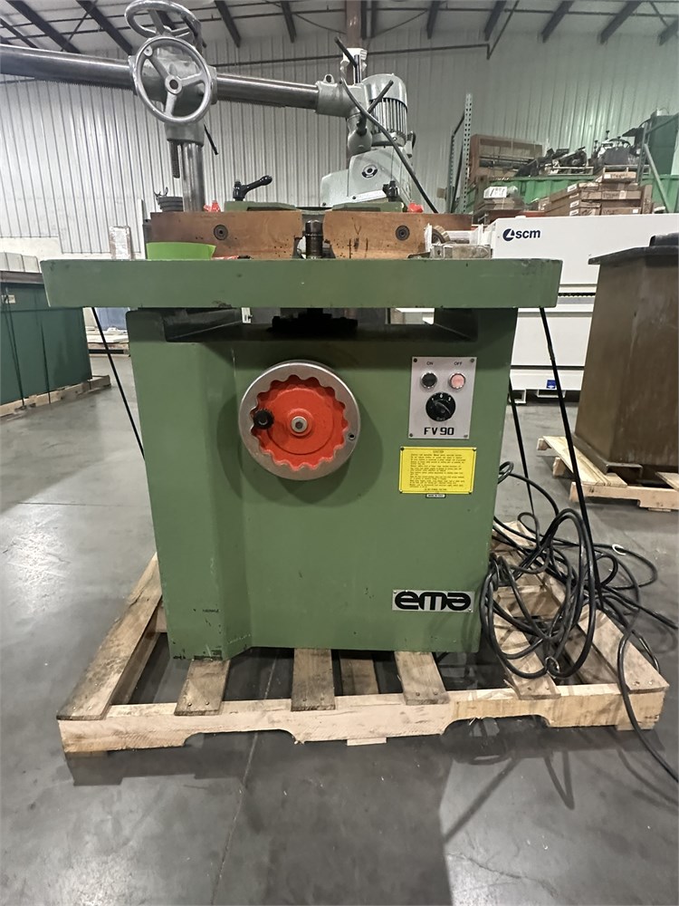EMA "FV-90" Shaper & 3-Wheel PowerFeeder
