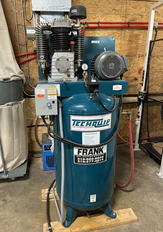 Techquip "5hp" Air Compressor - Chatham, ON