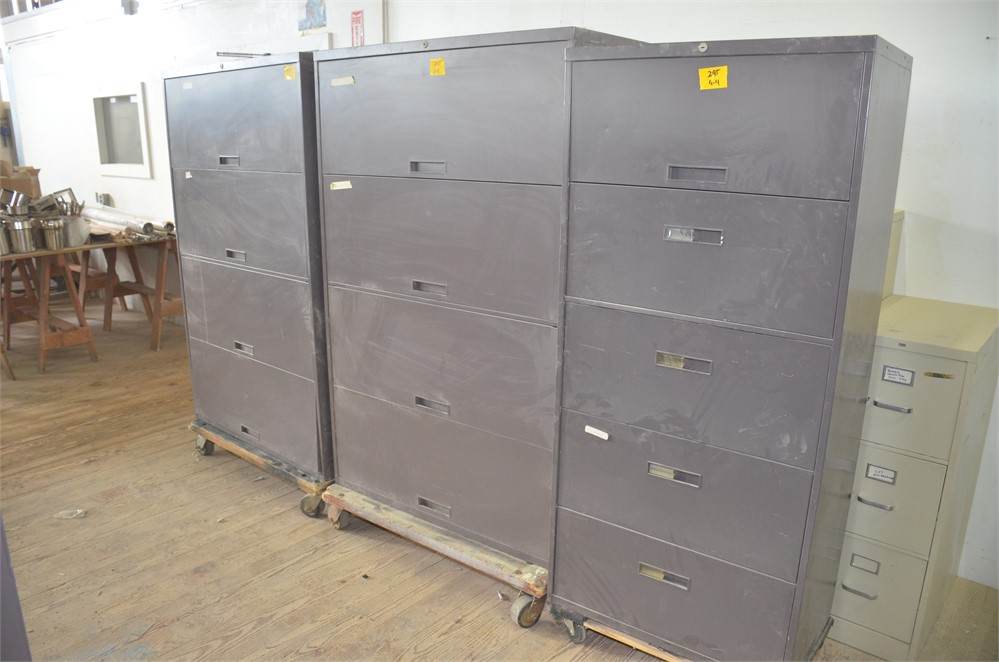 Metal file cabinets Qty. (3)