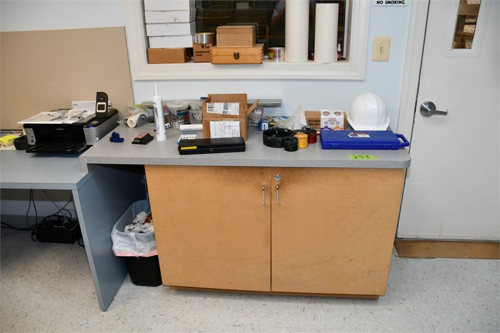 Lot of Tooling and Tools in and on Cabinet - as pictured