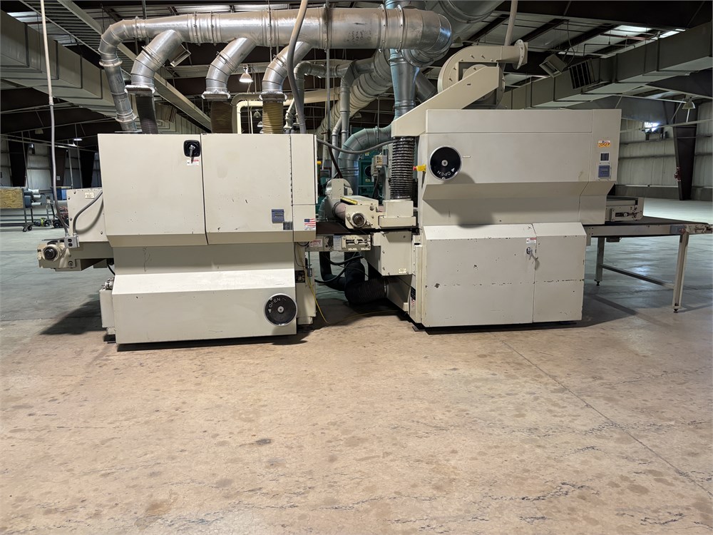 Timesavers "252-60 OBT" Top & Bottom Sanding Line - 6-Heads