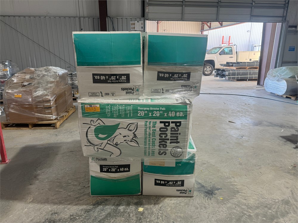 Pallet of Overspray Arrestor Pads
