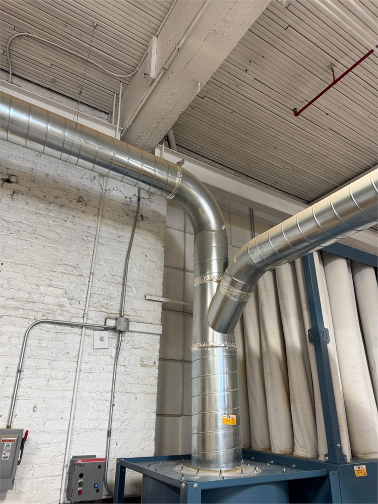Installed Dust Extraction Pipe as pictured