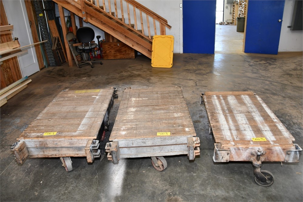 Lineberry "type" Factory/Railroad Cart - Qty (3)