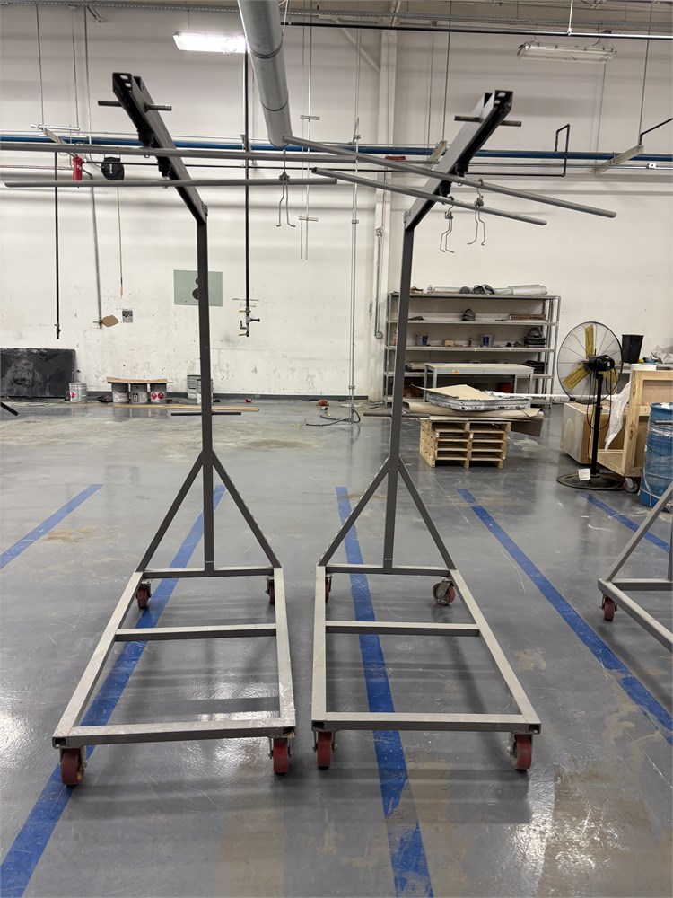 (2) Custom hanging Spray Racks