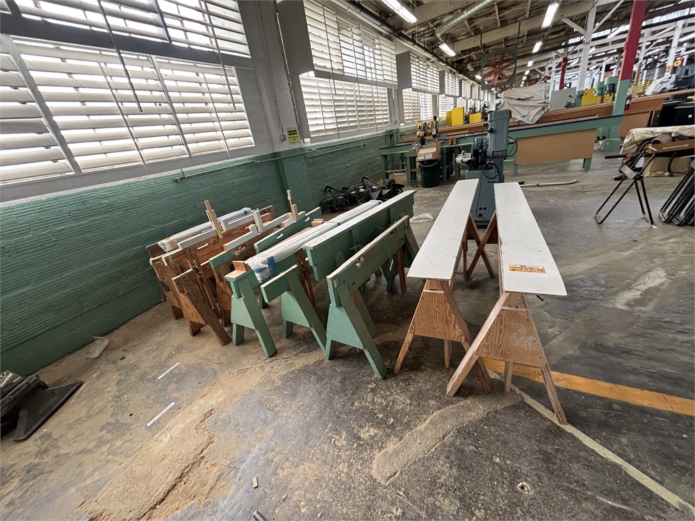 (15) Adjustable Sawhorse Stands