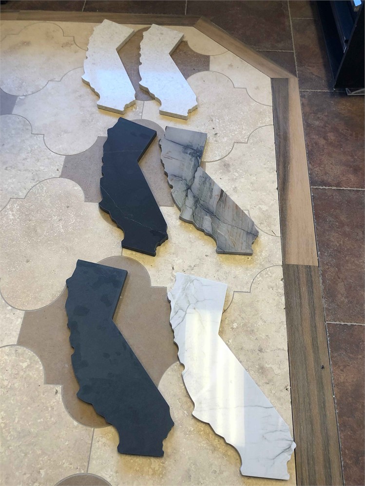 Six (6) "California" Stone Cutting Boards