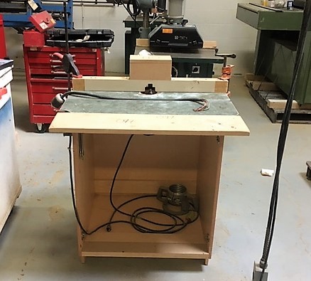 PORTER CABLE INVERTED ROUTER TABLE