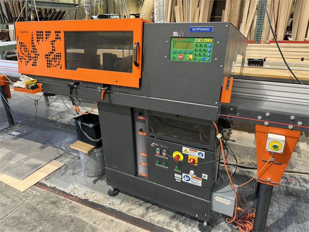 TigerStop "TSS1000/TigerSaw" Optimizing Crosscut Saw System