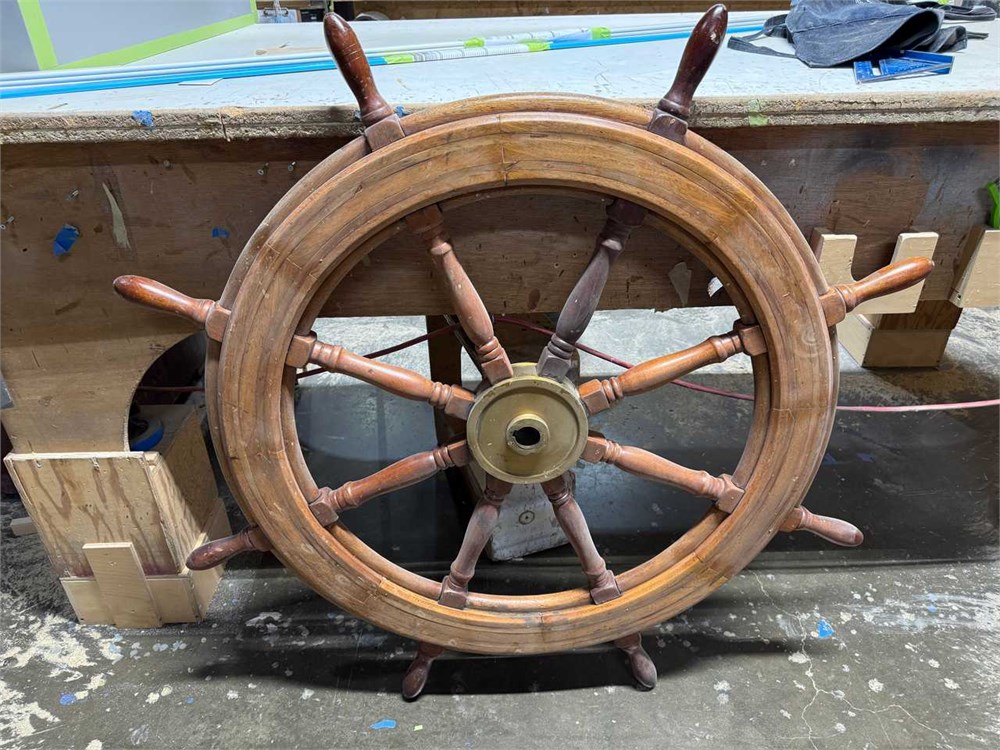 Antique Ship Wheel