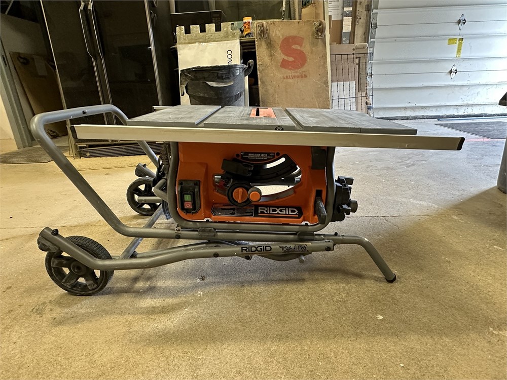 Rigid "TS-UV" Portable/Foldable Table Saw