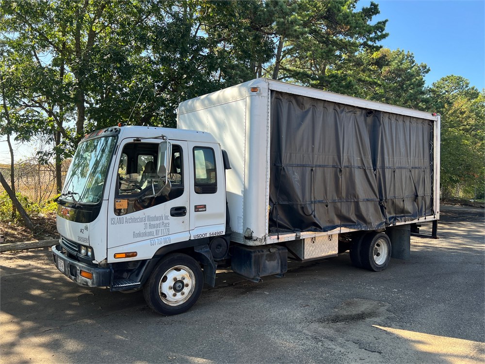 GMC "WT 5500" Curtain Side Delivery Truck