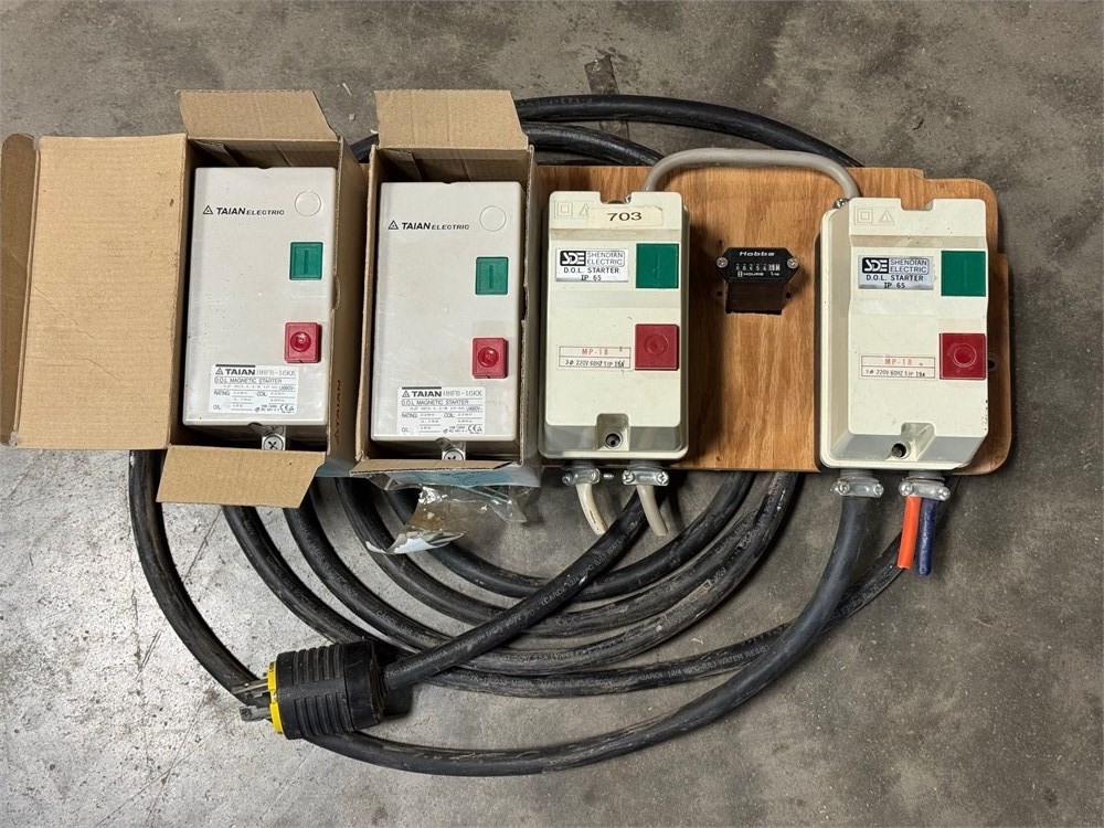 (4) Magnetic Motor Starter Switches