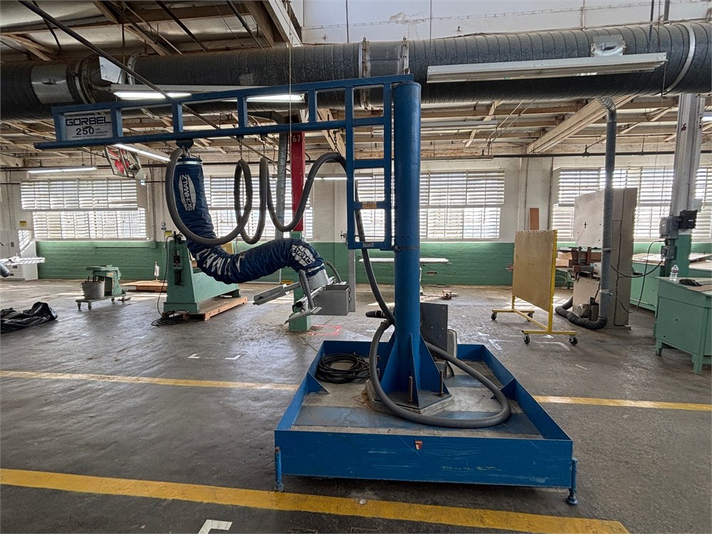 Schmalz Panel Lifter & Gorbel Stand as pictured