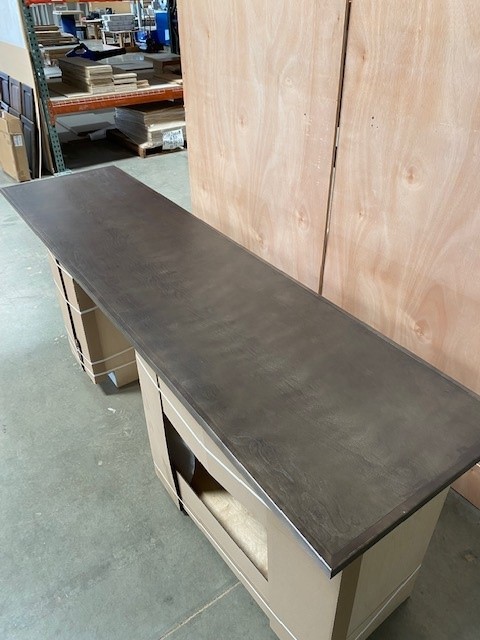 8' Wood Desk Tops (coast grey)