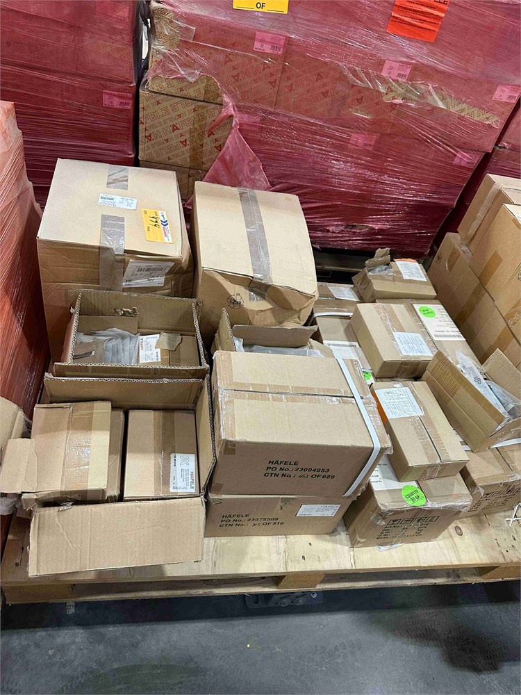 Pallet of Hafele Hardware