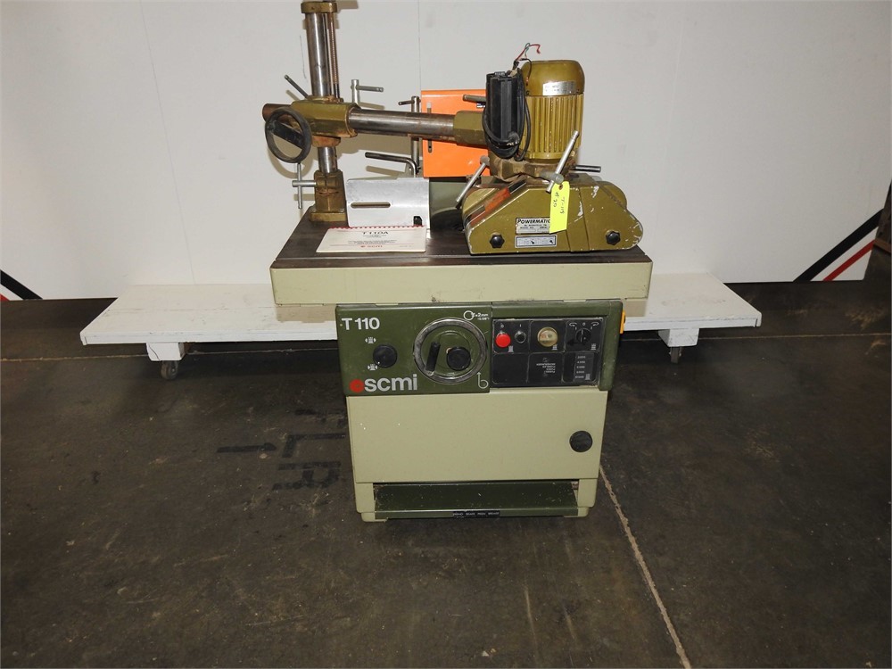 SCMI "T110A" SPINDLE SHAPER WITH POWER FEED