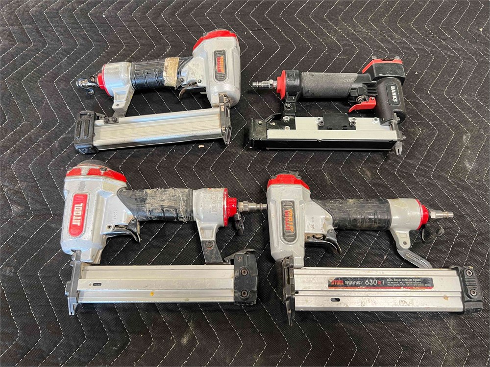 Four (4) Pneumatic Nailers