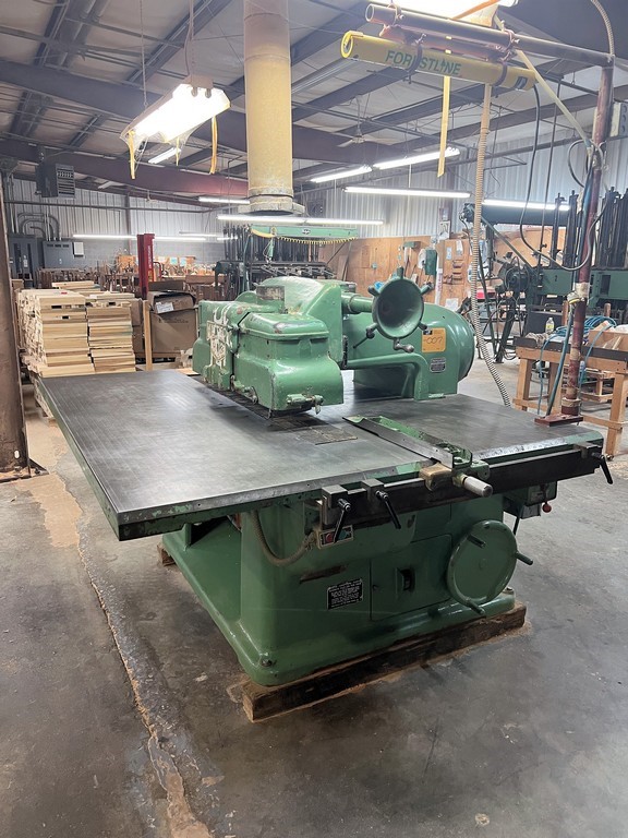 Mattison "202" Straight Line Rip Saw - With Laser Alignment