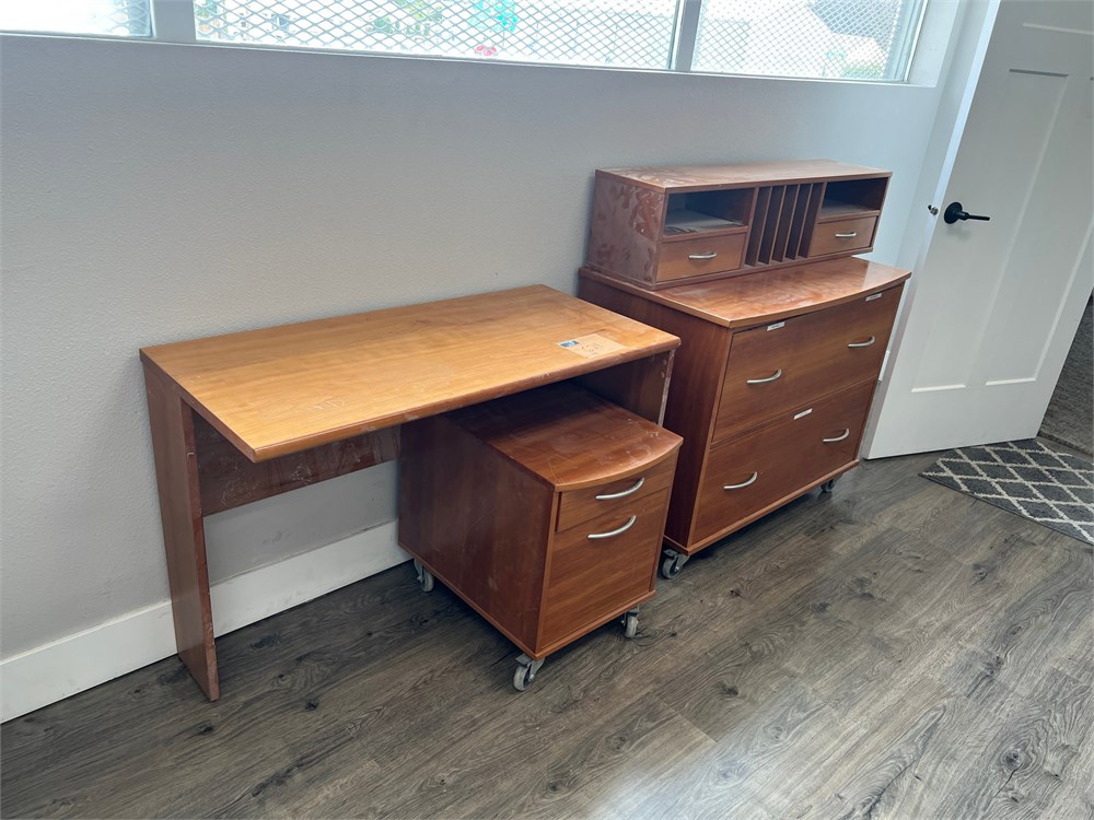 Four (4) Pieces of Office Furniture