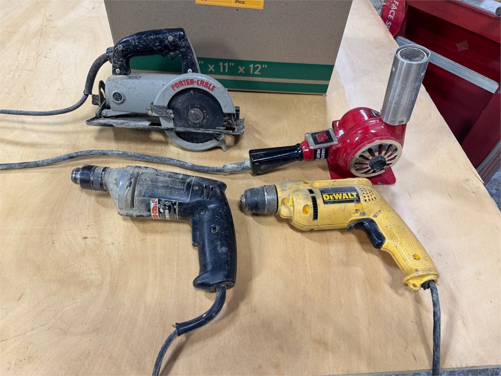 Drills,  Saw, & Heat Gun
