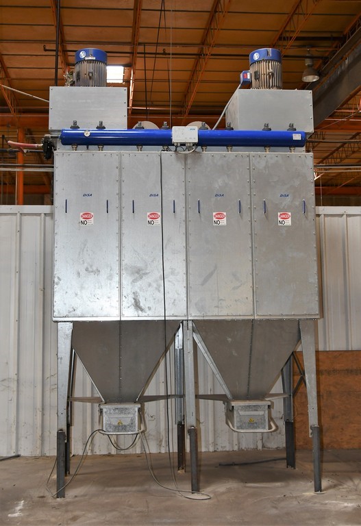 DISA "FM 831-20HP" DUST COLLECTOR  - 20HP X 2
