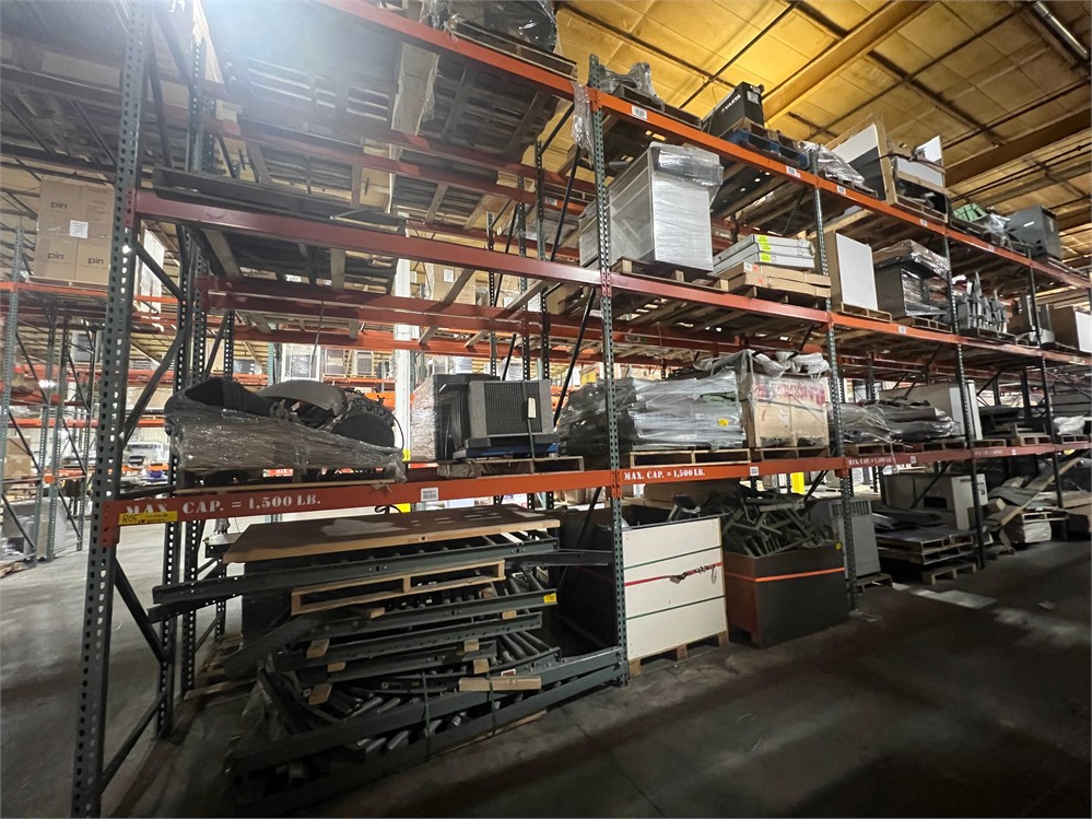 Pallet racking 5 sections