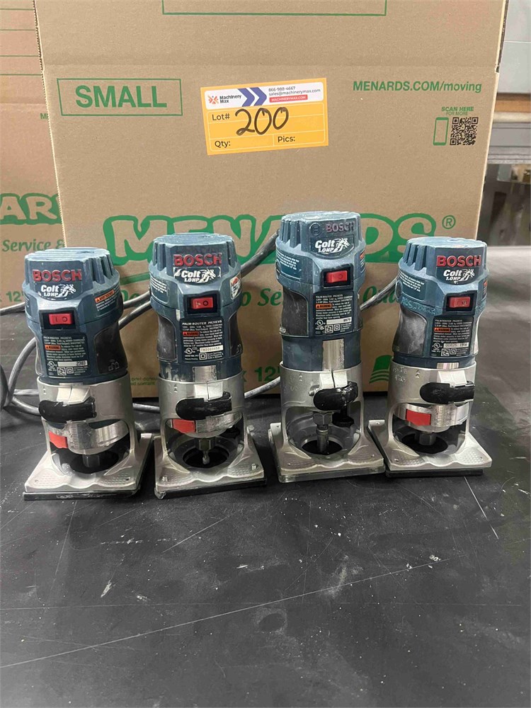 Bosch Trim Routers Qty. (4)