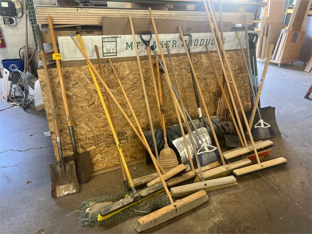 Brooms and Shovels - as pictured