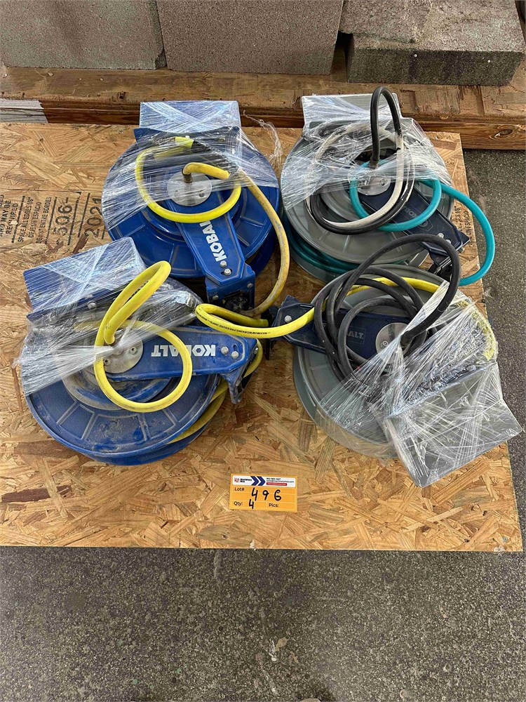 Pneumatic Hose Reels Qty. (4)