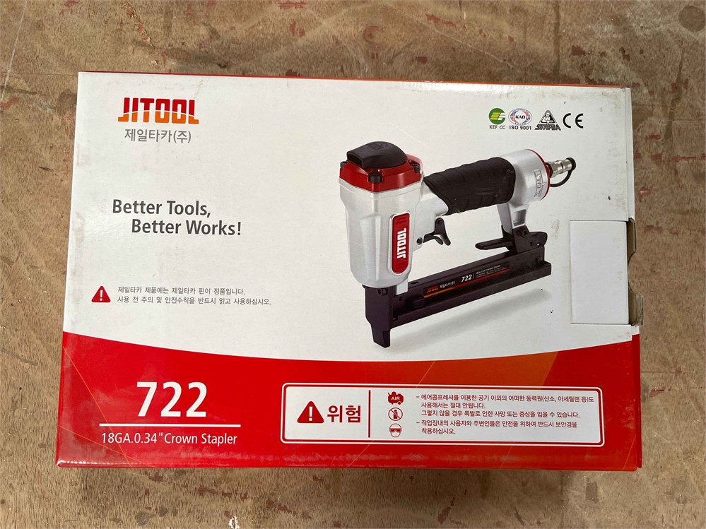 JI Tool "722" Pneumatic Crown Stapler (New in Box)
