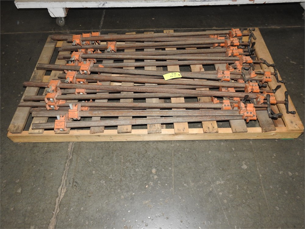 MISC. LOT OF FLAT BAR CLAMPS