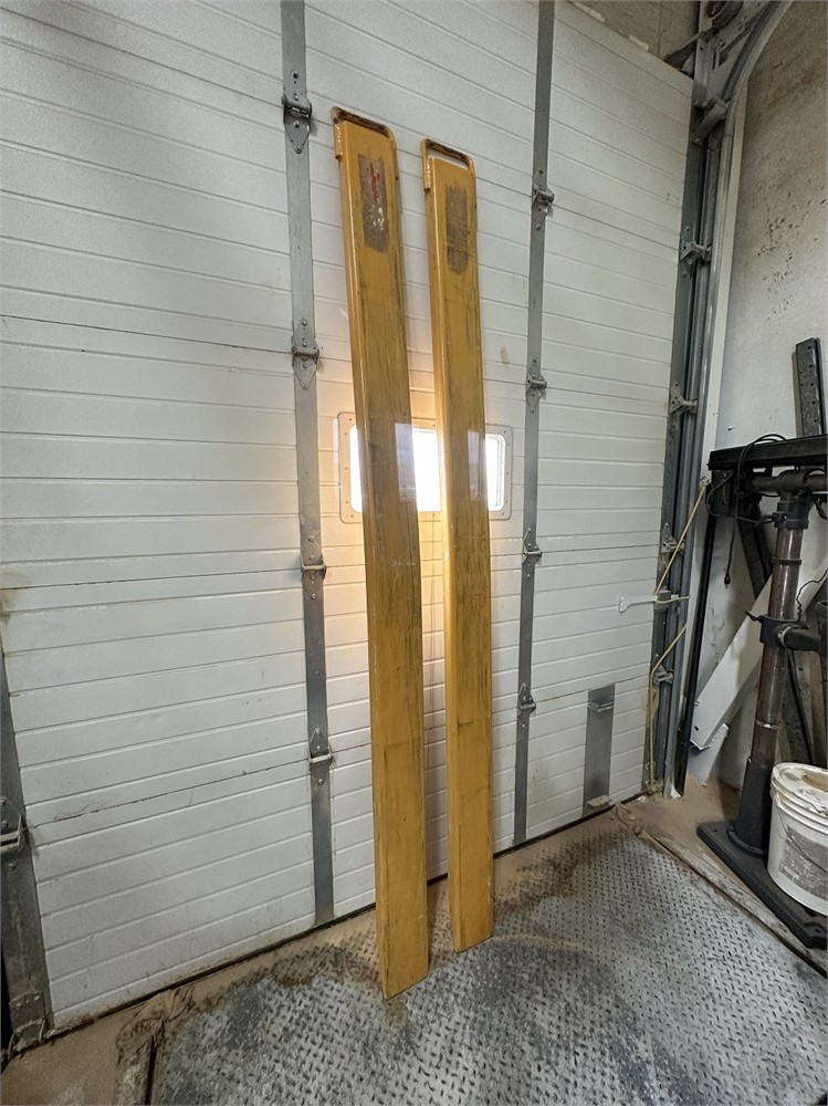 (1) Set of Forklift Extensions 8' Long
