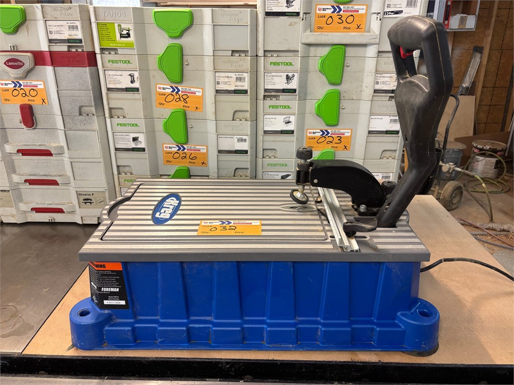 KERG Foreman "DB210" Pocket Hole Machine as pictured