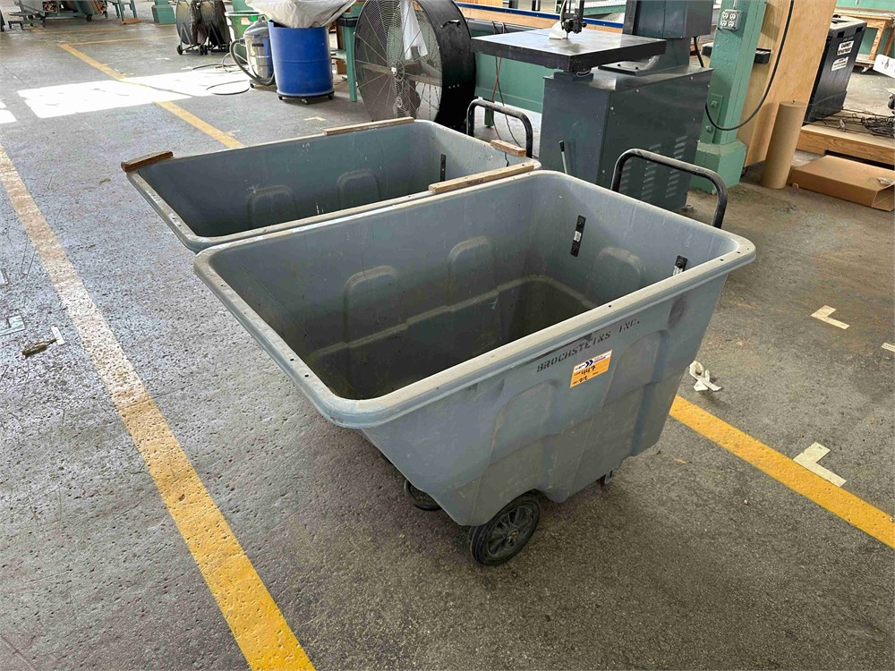 Rolling Trash Bins Qty. (2)