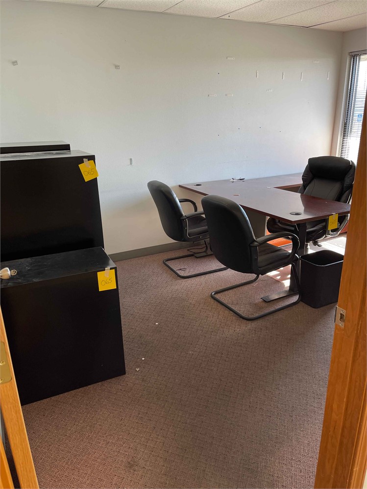 Furniture and Filing Cabinets of One Office