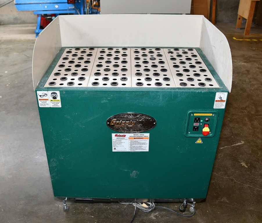GRIZZLY "H2935" VACUUM SANDING TABLE