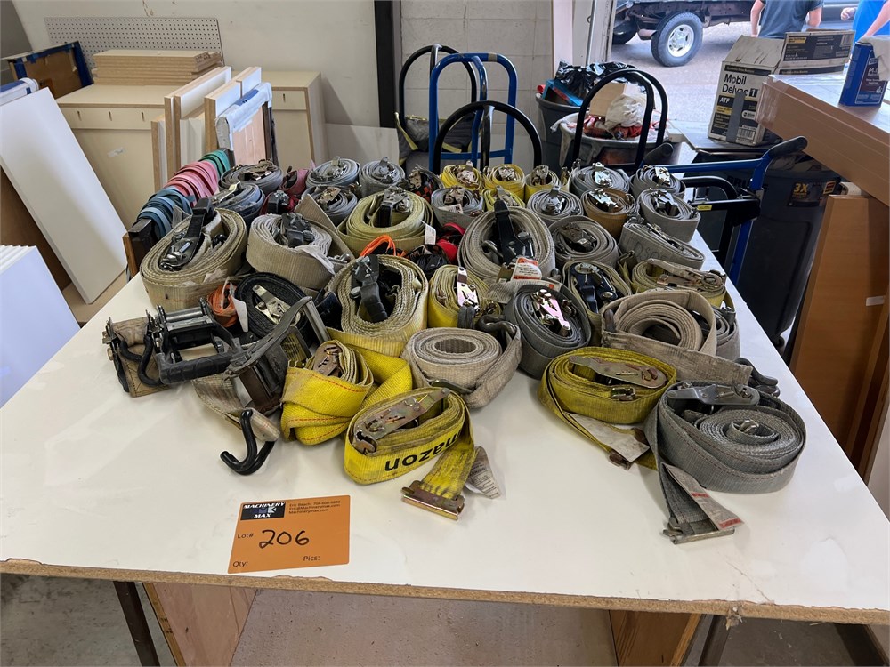 Lot of HD Ratchet Straps - as pictured