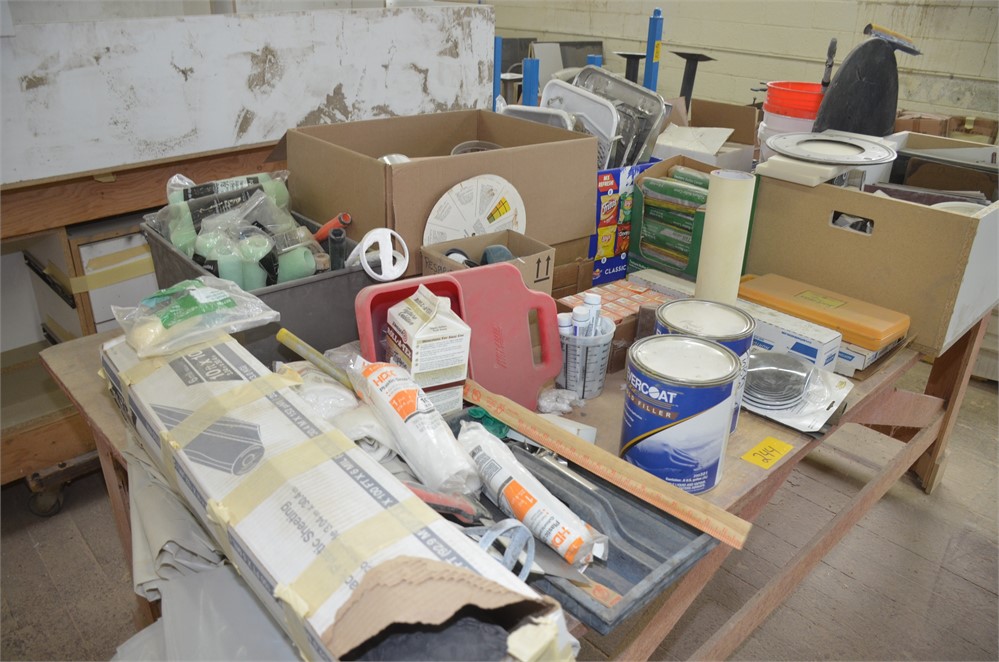 Lot of painting supplies