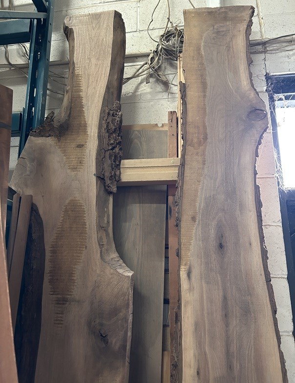 (2) pcs Walnut Live Edge - Richmond Hill, ON