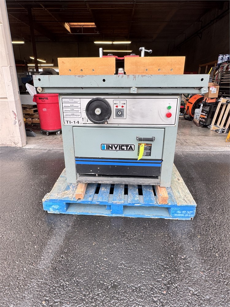 Invicta "TI-14" Spindle Shaper with Sliding Table