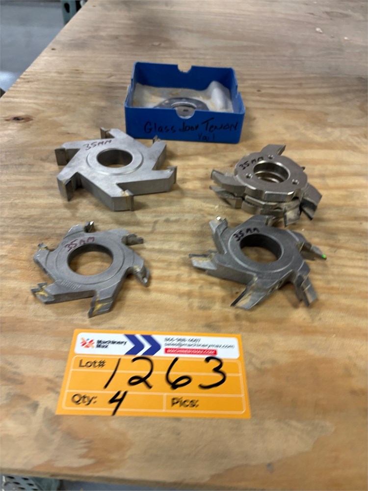 Lot of Cutter Heads - Qty (4) - as pictured