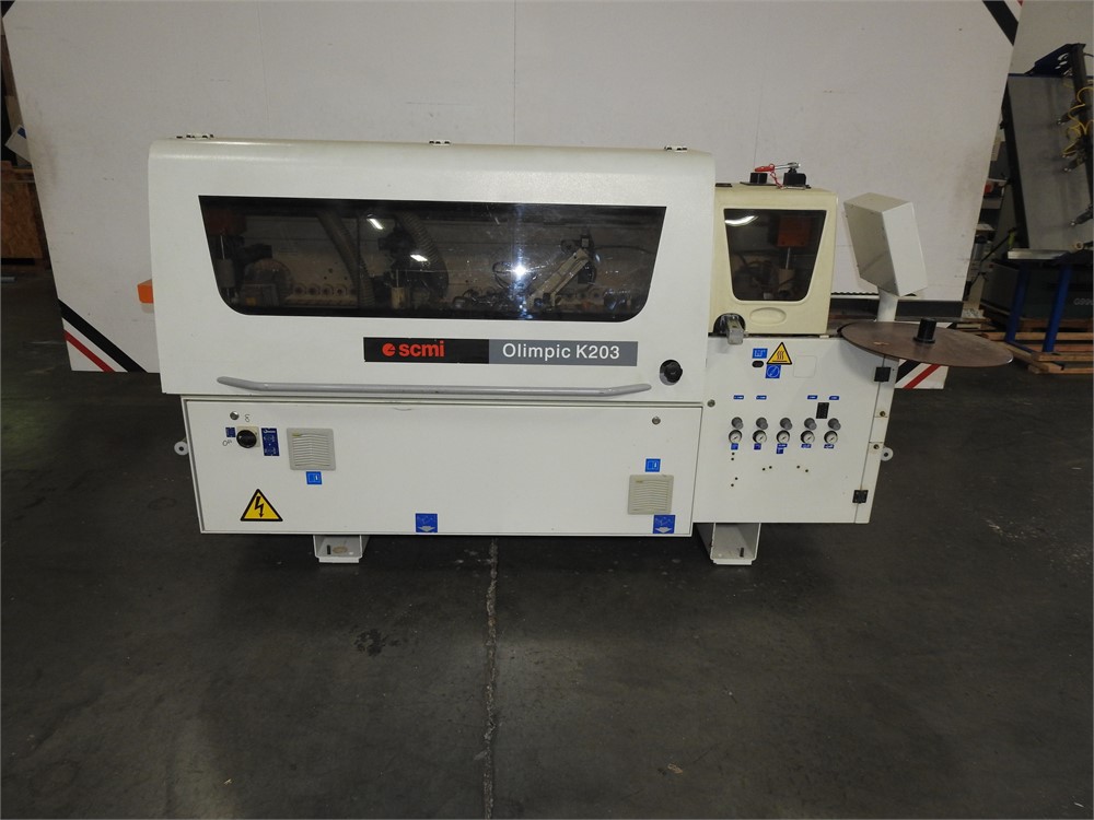 SCMI "K203A" AUTOMATIC EDGEBANDER, YEAR 2004, SEE NOTES ON KNOWN CONDITION