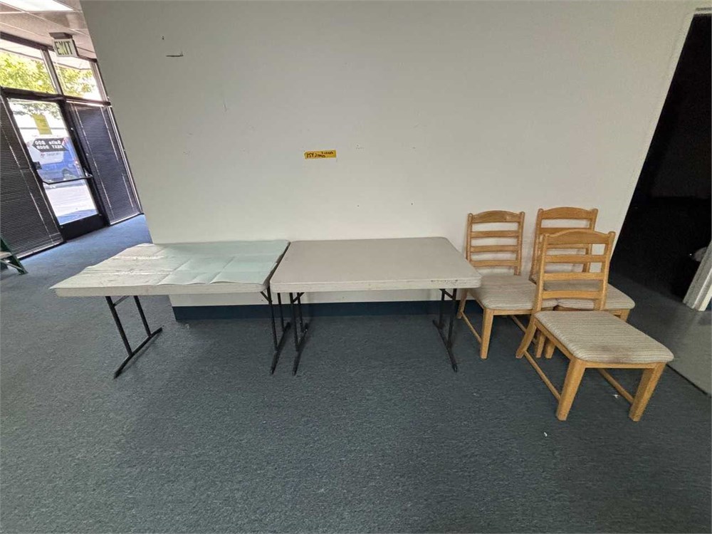 2 Tables and 3 Chairs