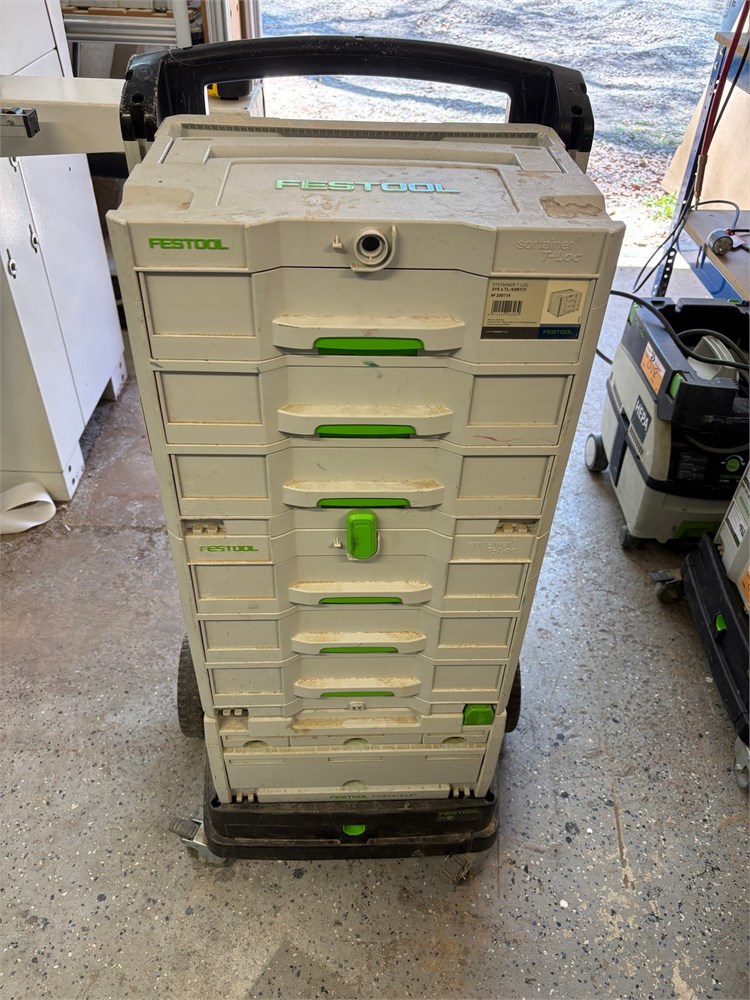 Festool "SYS 4 TL-SORT/3" & Cart as pictured