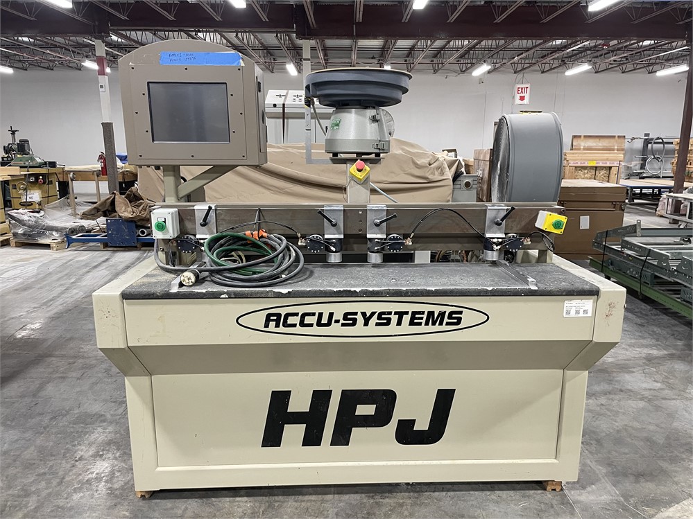 Accu-Systems "HPJ-6" Bore and Dowel Machine