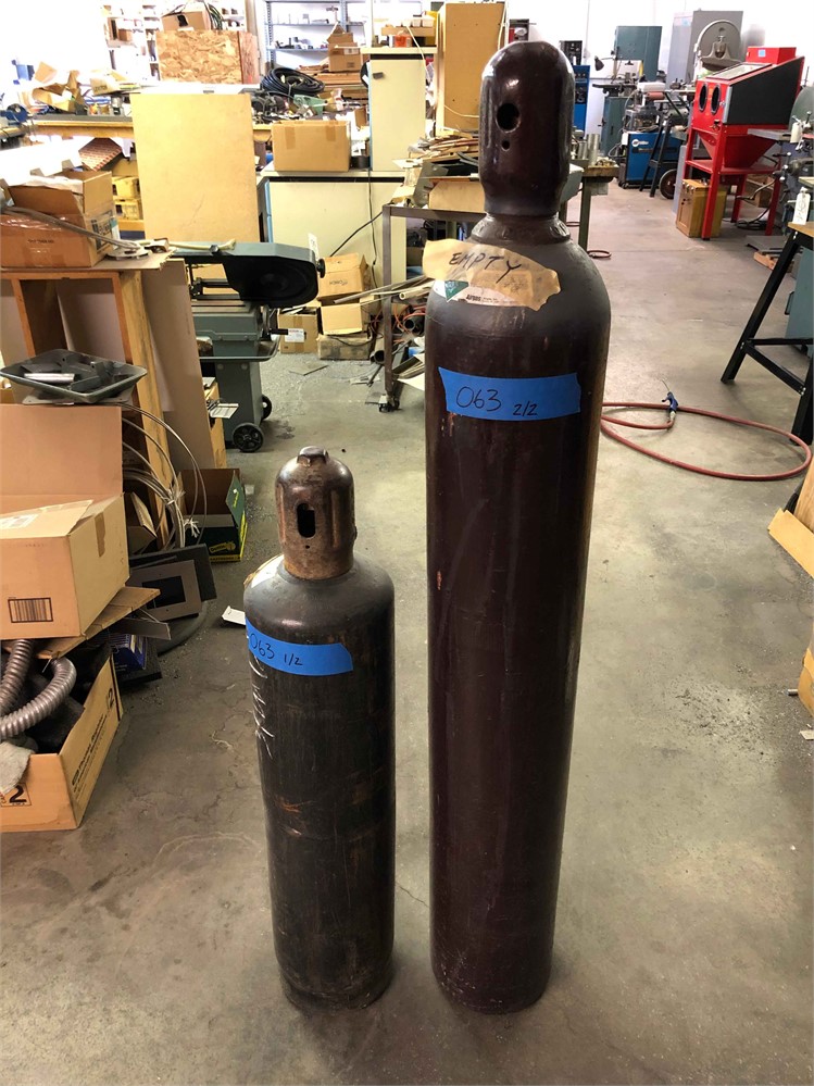 Two (2) Compressed Gas Tanks